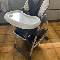 Seggiolone hauck per pappa con sdraietta