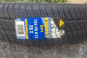  2 Gomme ESTIVE Michelin 155/70 R13 75T+ CERCHIO