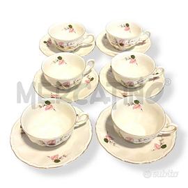 SERVIZIO DA THE BAVARIA PZ.6 + TEIERA ZUCCHERIERA