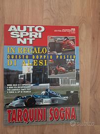 Autosprint 1995 Poster Jean Alesi Ferrari 412