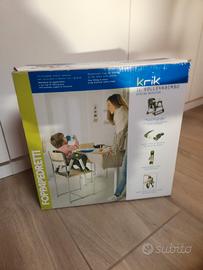 Seggiolino pieghevole alzabimbo