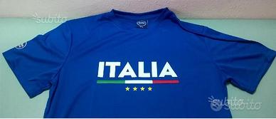 T-Shirt ITALIA con Numero 9 Taglia M/L NUOVA neho5