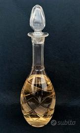 Grande Caraffa 30 cm in cristallo vintage incisa