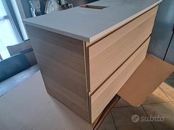 Mobile bagno sospeso Ikea con lavello