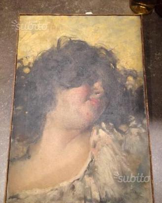 Dipinto giovane donna
