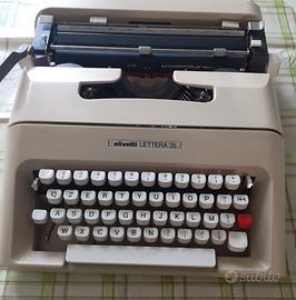 macchina da scrivere olivetti lettera 35