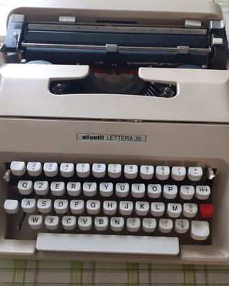 macchina da scrivere olivetti lettera 35
