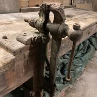 Bancone da lavoro anni ‘40/50 mt 3,78