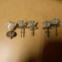 N 5 pomelli in vetro per mobili vintage € 50