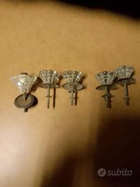 N 5 pomelli in vetro per mobili vintage € 50