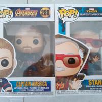 Funko pop captain america e stan lee