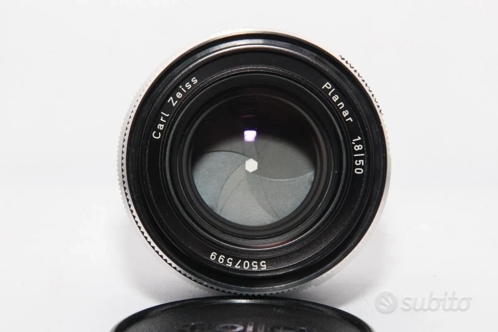 【希少】Carl Zeiss Planar 50mm f1.8 前期 QBM CARL ZEISS PLANAR 50mm 1.8 Rollei QBM Obiettivo - Fotografia In