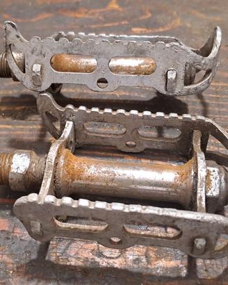 Pedali ferro alluminio corsa anni 40/50 simil FOM