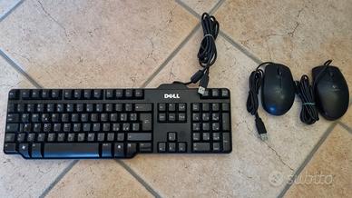 Tastiera + 2 Mouse USB