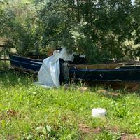 Barca lancia in legno