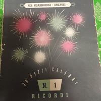 Raro Album Ricordi n. 1 per Fisarmonica - 30 Pezzi