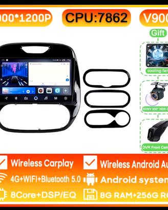 Autoradio Nuovo Andr/Appl Renault Captur 2016-2019