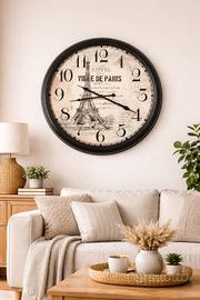 Orologio da parete vintage Parigi grande 62 cm 