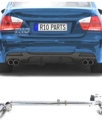 KIT CONVERSIONE SCARICO BMW E90 E91 LOOK M DOPPIO 