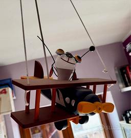 Lampadario aeroplano per bambini