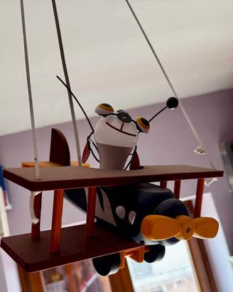 Lampadario aeroplano per bambini