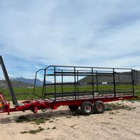 Rimorchio caricaballoni Annovi 12 rotoli