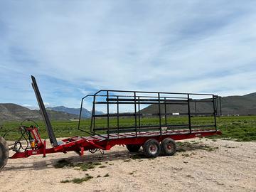 Rimorchio caricaballoni Annovi 12 rotoli