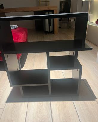 Mobiletto legno nero