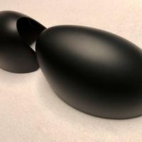 Calotte specchi retrovisori MINI nero opaco Nuove.