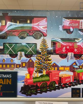Christmas trein set deluxe trenino natalizio
