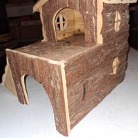 Casa a 2 piani con 3 piani per roditori.