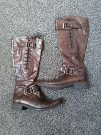 Stivali alti Nero Giardini  in Pelle Marrone  39