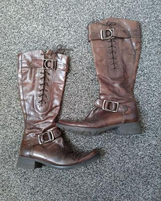 Stivali alti Nero Giardini  in Pelle Marrone  39