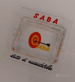 VINTAGE anni 80 - Posacenere pubblicitario SABA