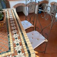 Sedie in ferro battuto