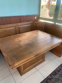 tavolo con panca