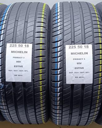 4 GOMME 225 50 18 MICHELIN RIF4614