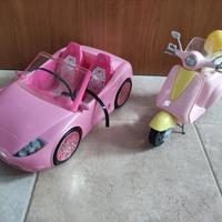Macchina e moto di Barbie
