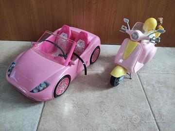 Macchina e moto di Barbie