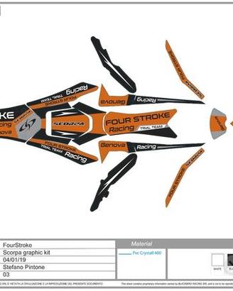 Kit adesivi Scorpa e Sherco