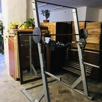 RACK+BILANCERI+PANCA+DISCHI ARTIGIANALI