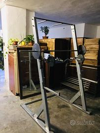 RACK+BILANCERI+PANCA+DISCHI ARTIGIANALI