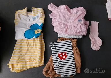 STOCK Vestiti bambina 0-12 mesi