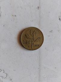 20 LIRE anno 1957