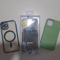 3x Cover Custodie x Apple iPhone 12-12Pro Magsafe