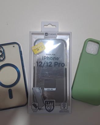 3x Cover Custodie x Apple iPhone 12-12Pro Magsafe
