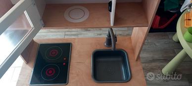 Cucina Ikea bimbi in legno come nuova