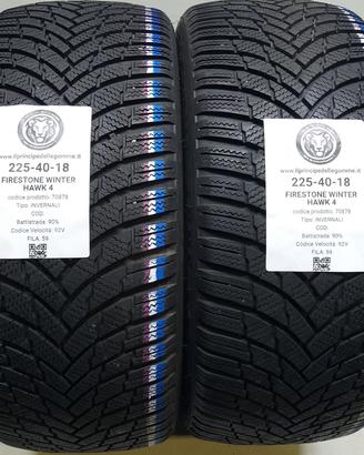 2 GOMME 225 40 18 FIRESTONE A70878