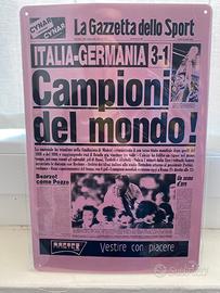 Targa vintage 20x30 cm