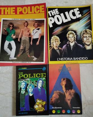 4 libri biografia del gruppo THE POLICE